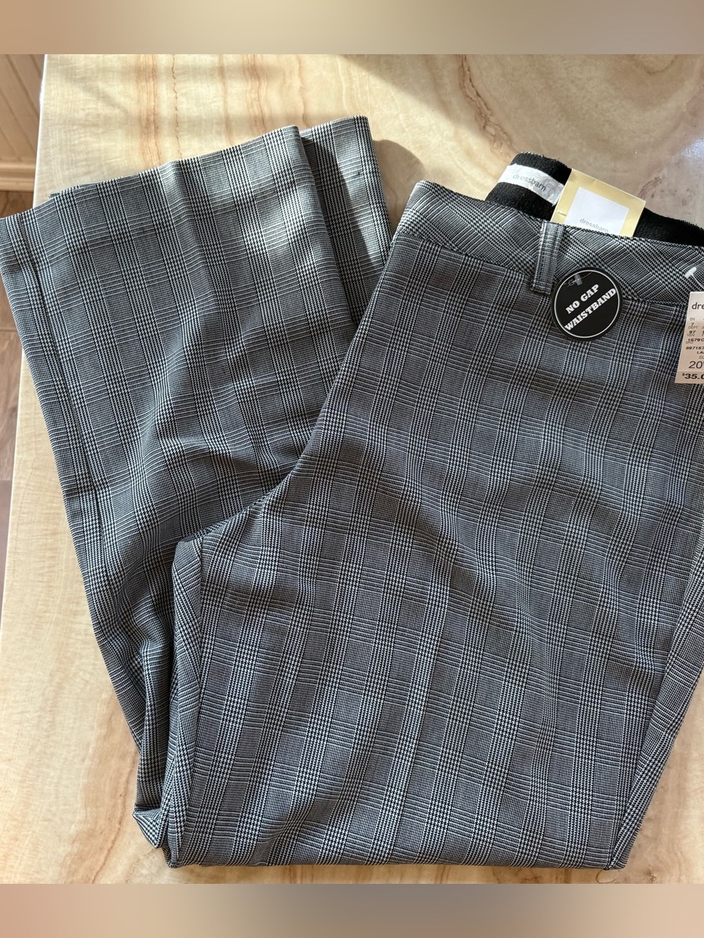 NWT DRESS BARN PLAID TROUSERS WOMENS SIZE 20W